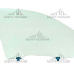 RH FRONT DOOR GLASS GREEN SEKURIT